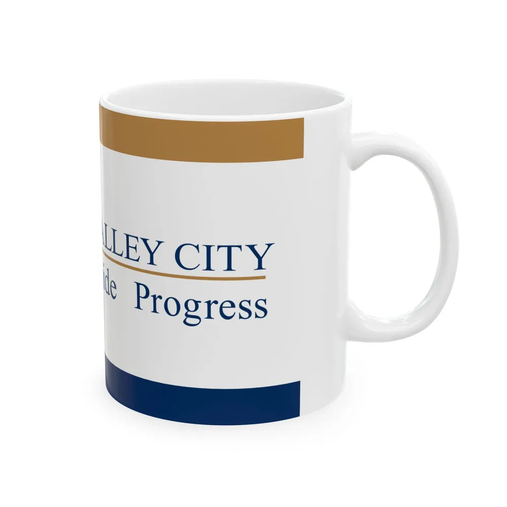 Flag of West Valley City Utah (United States) White Coffee Mug - Go Mug Yourself