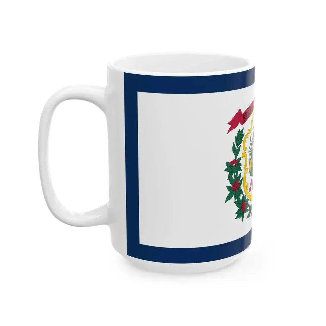 Flag of West Virginia (United States) White Coffee Mug - Go Mug Yourself