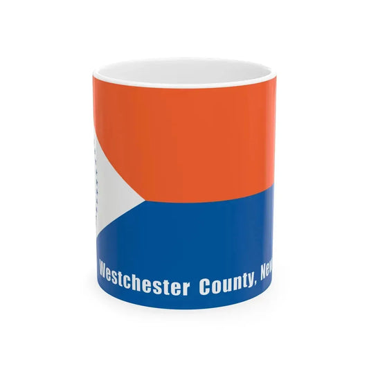 Flag of Westchester County New York (United States) White Coffee Mug 11oz - Go Mug Yourself