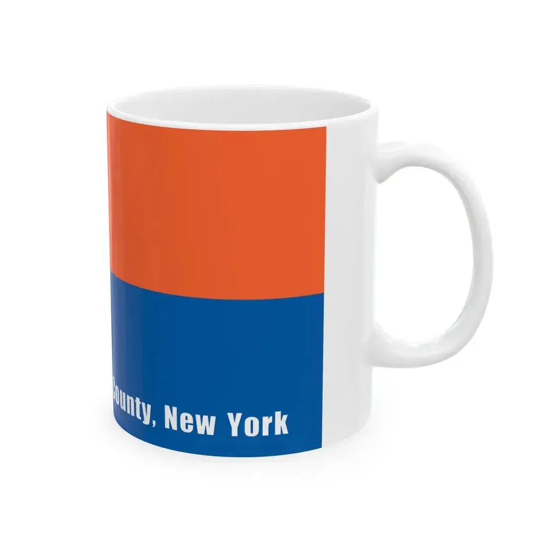 Flag of Westchester County New York (United States) White Coffee Mug - Go Mug Yourself