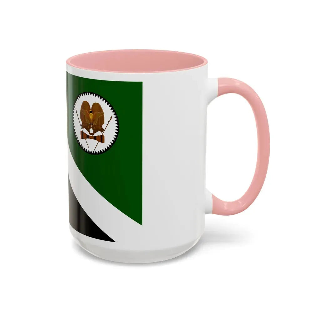 Flag of Western Highlands Papa New Guinea - Accent Coffee Mug - Go Mug Yourself