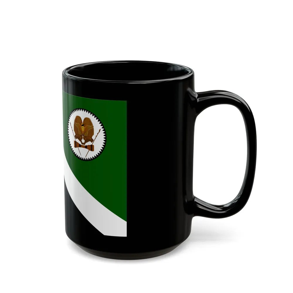 Flag of Western Highlands Papa New Guinea - Black Coffee Mug - Go Mug Yourself