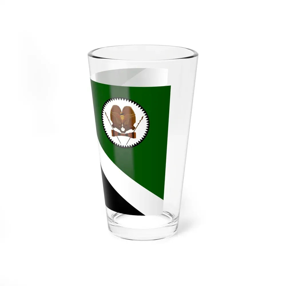 Flag of Western Highlands Papa New Guinea - Pint Glass 16oz - Go Mug Yourself