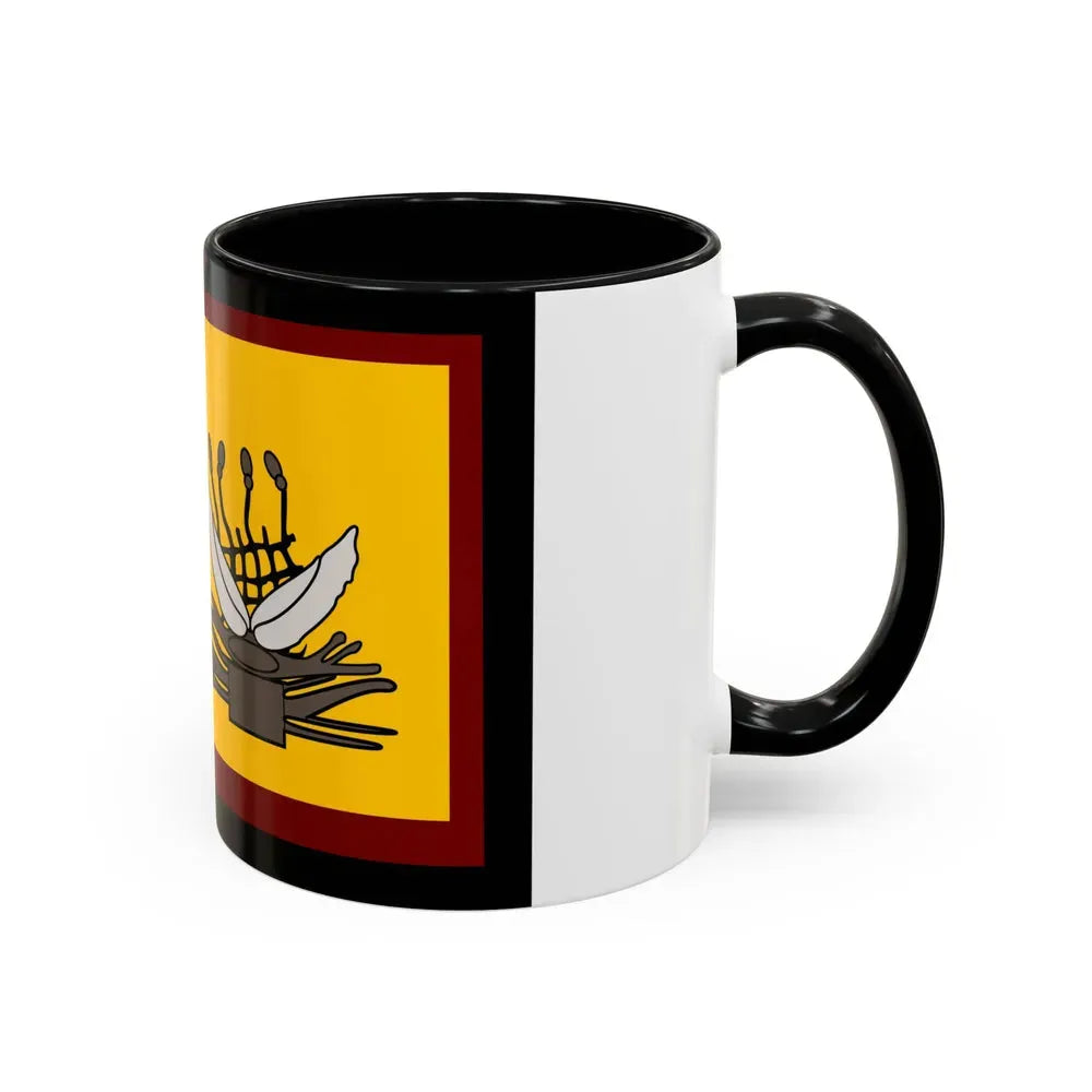 Flag of Western Province Papa New Guinea - Accent Coffee Mug - Go Mug Yourself