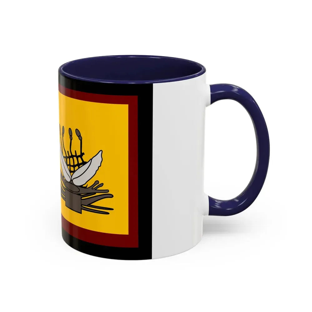 Flag of Western Province Papa New Guinea - Accent Coffee Mug - Go Mug Yourself