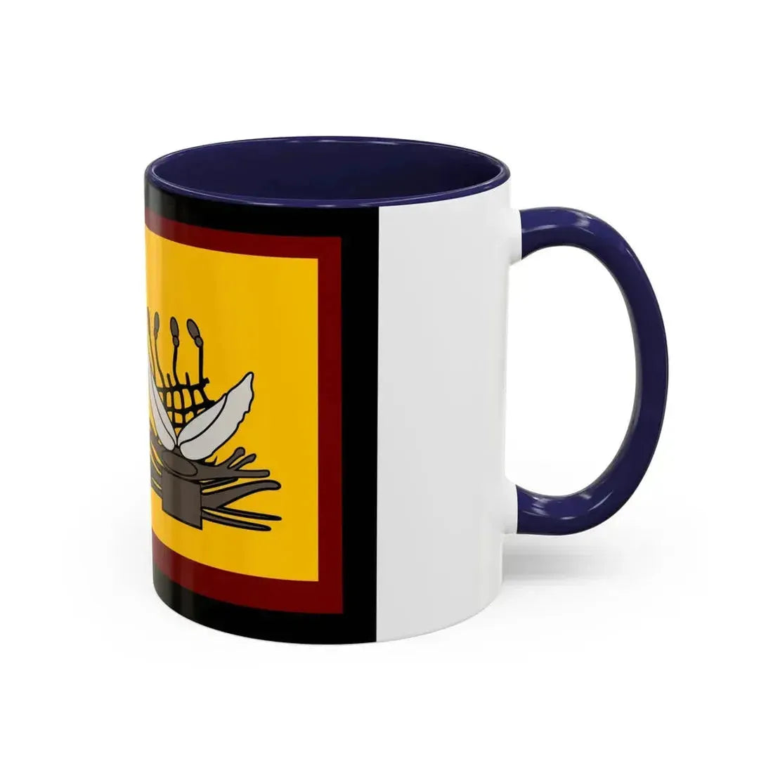 Flag of Western Province Papa New Guinea - Accent Coffee Mug - Go Mug Yourself