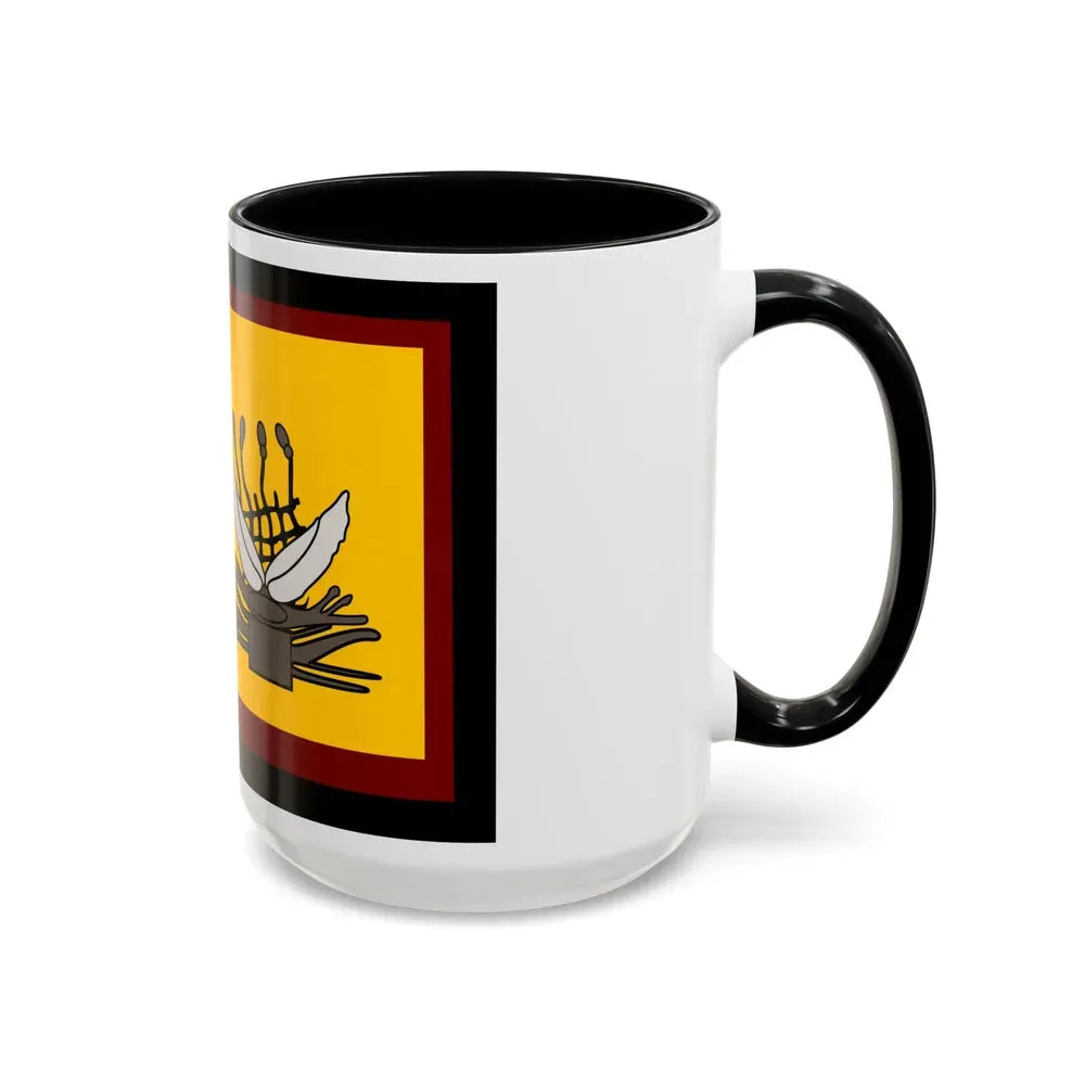 Flag of Western Province Papa New Guinea - Accent Coffee Mug - Go Mug Yourself