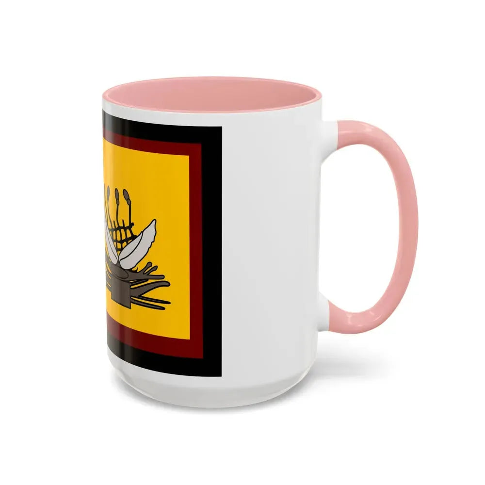 Flag of Western Province Papa New Guinea - Accent Coffee Mug - Go Mug Yourself