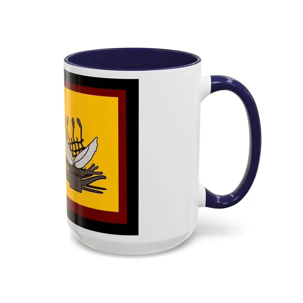 Flag of Western Province Papa New Guinea - Accent Coffee Mug - Go Mug Yourself