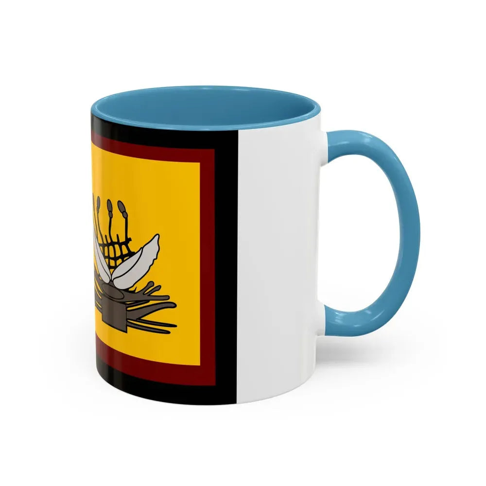 Flag of Western Province Papa New Guinea - Accent Coffee Mug - Go Mug Yourself