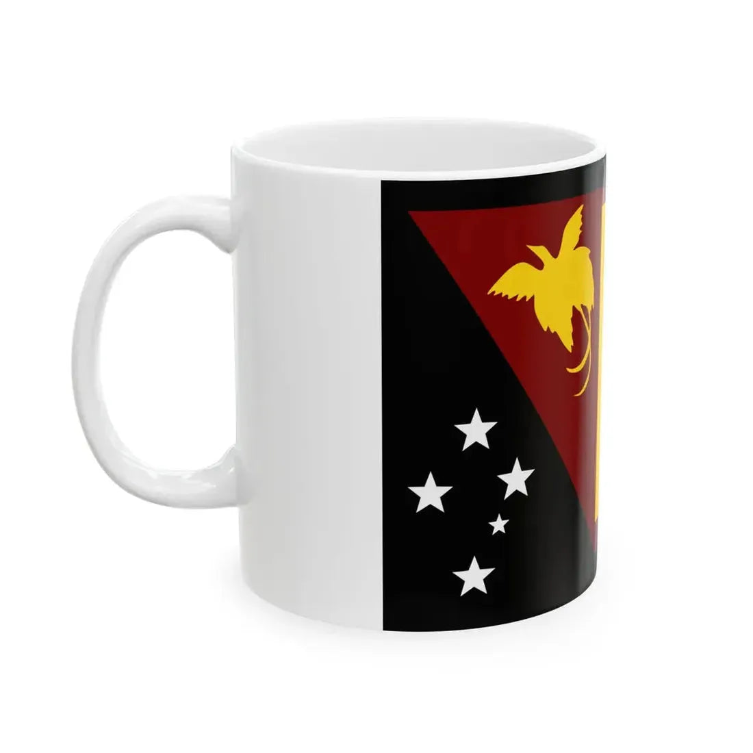 Flag of Western Province Papa New Guinea - White Coffee Mug - Go Mug Yourself