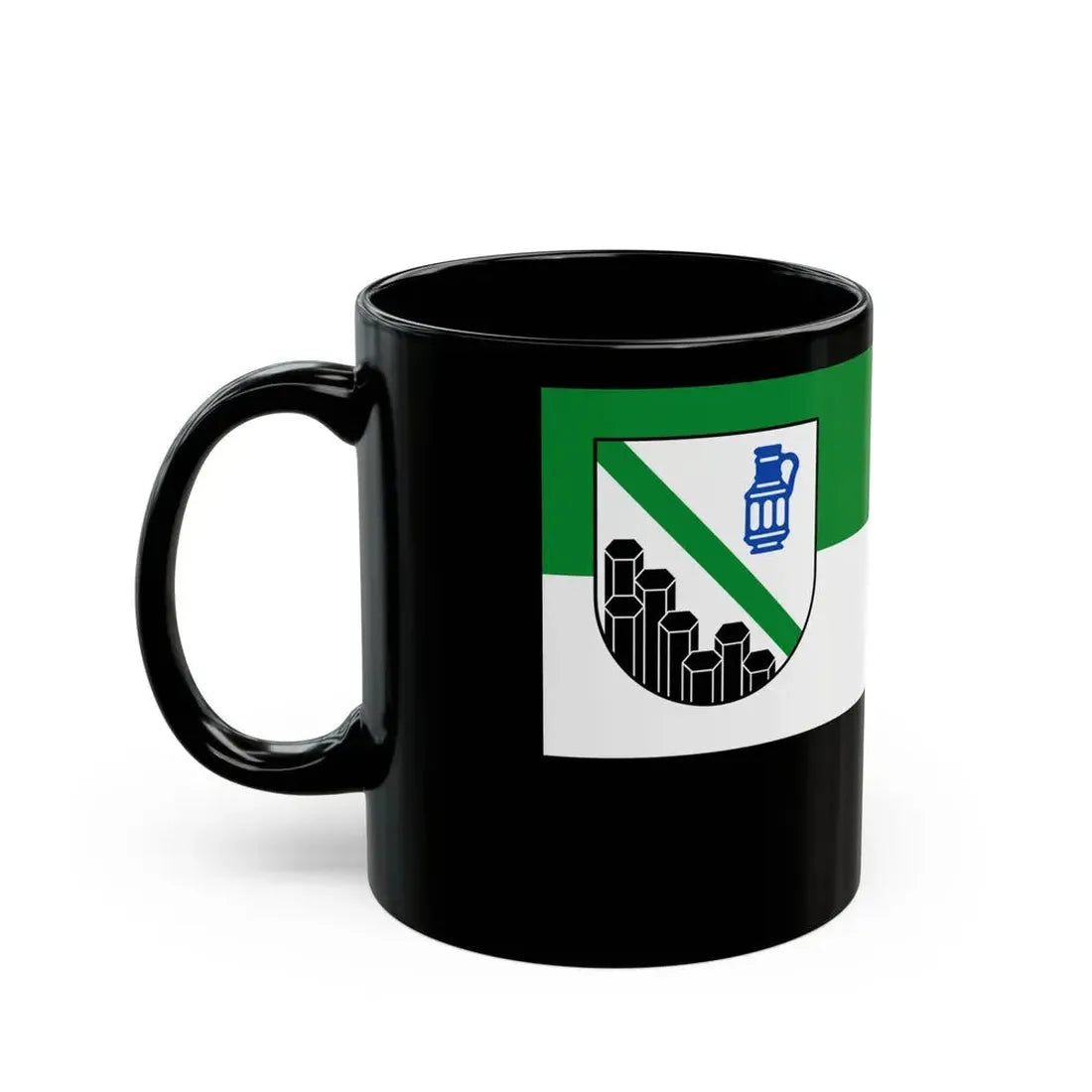 Flag of Westerwaldkreis Germany - Black Coffee Mug - Go Mug Yourself