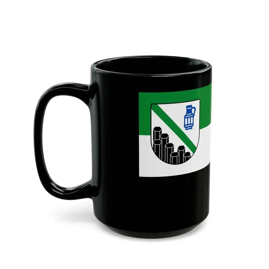 Flag of Westerwaldkreis Germany - Black Coffee Mug - Go Mug Yourself