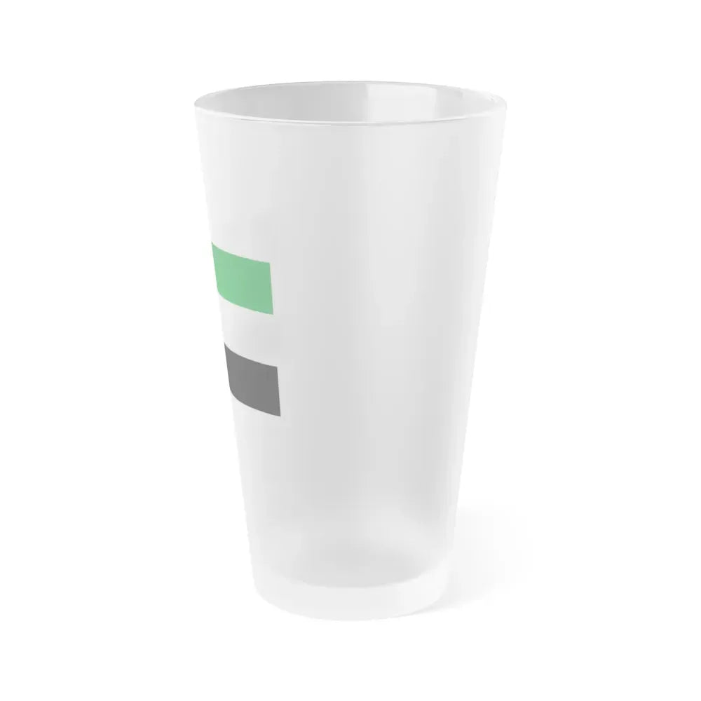 Flag of Westerwaldkreis Germany - Frosted Pint Glass 16oz - Go Mug Yourself