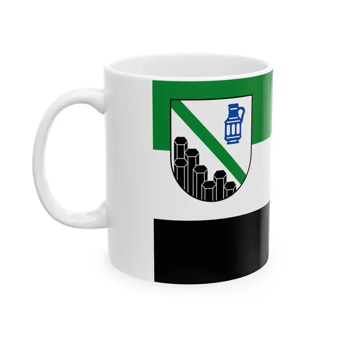 Flag of Westerwaldkreis Germany - White Coffee Mug - Go Mug Yourself