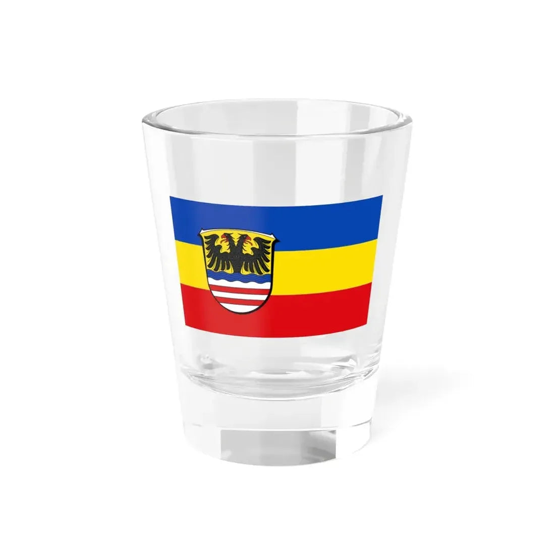 Flag of Wetteraukreises Germany - Shot Glass 1.5oz 1.5oz - Go Mug Yourself