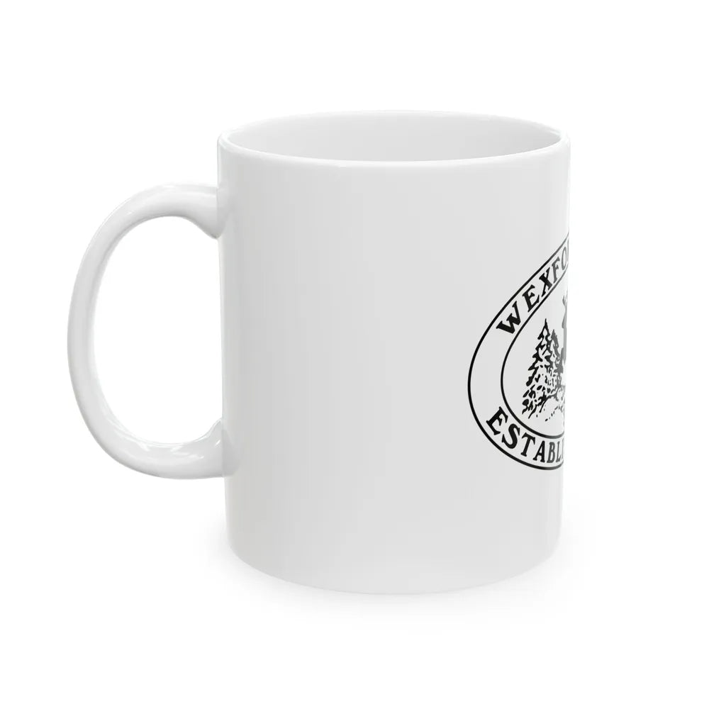Flag of Wexford County Michigan (United States) White Coffee Mug - Go Mug Yourself