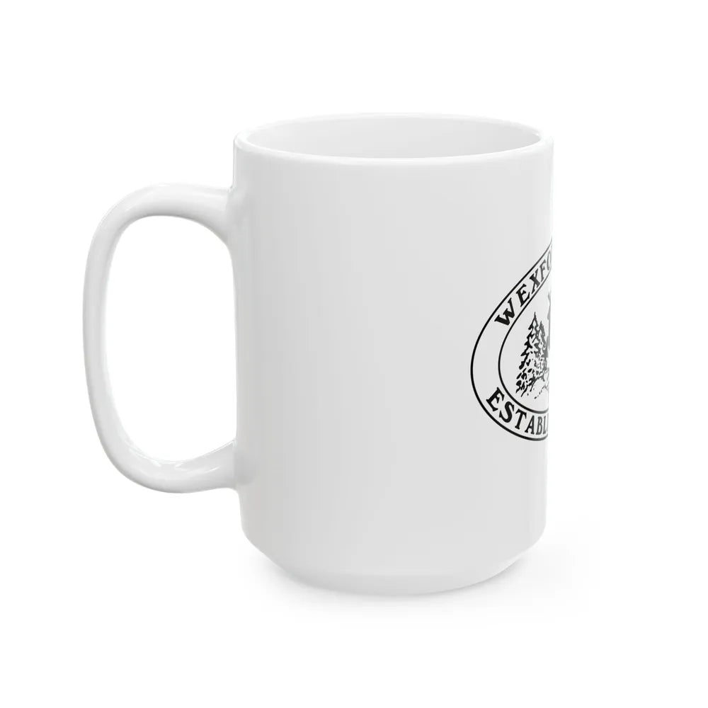 Flag of Wexford County Michigan (United States) White Coffee Mug - Go Mug Yourself