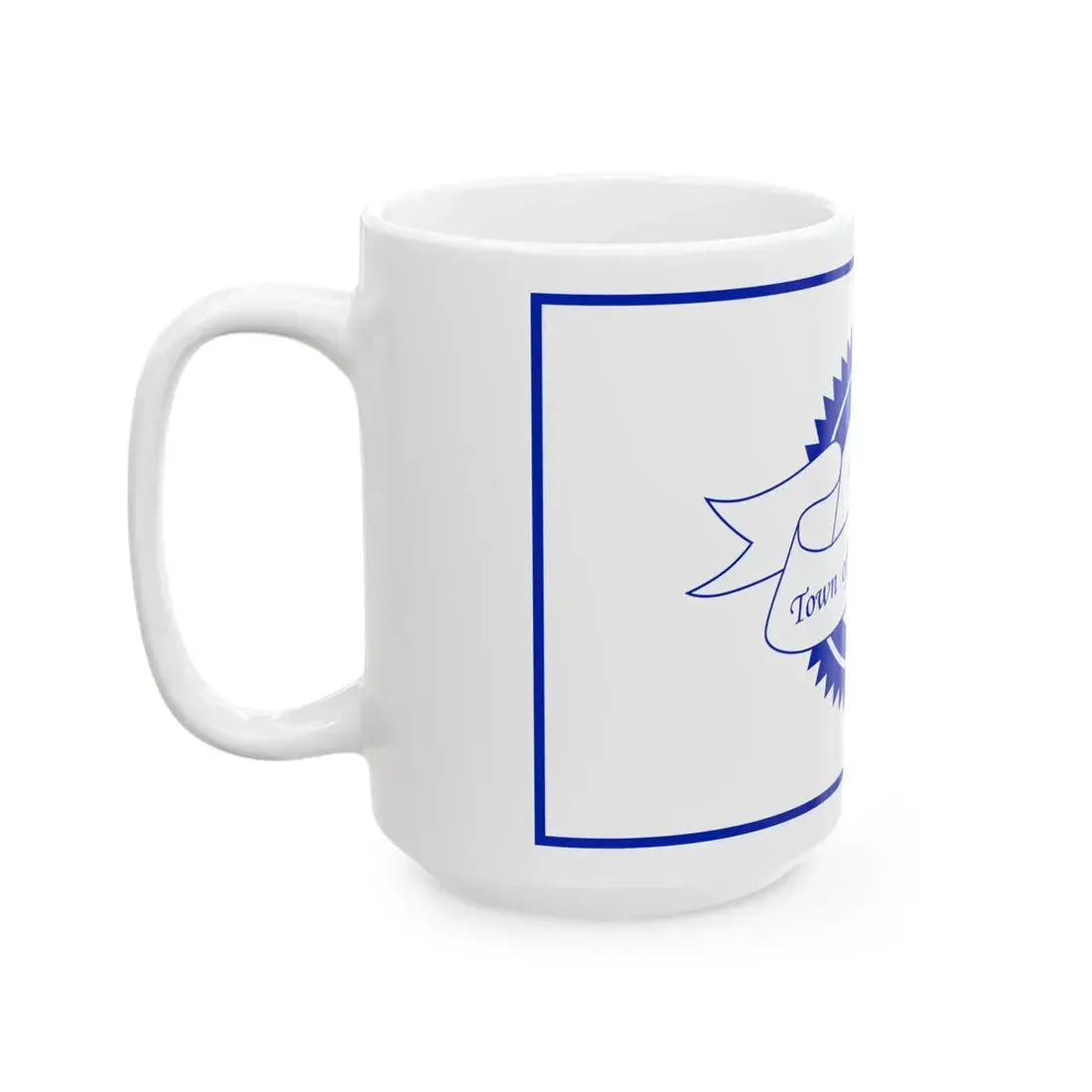 Flag of White Hall West Virginia 2018-2020 (United States) White Coffee Mug - Go Mug Yourself