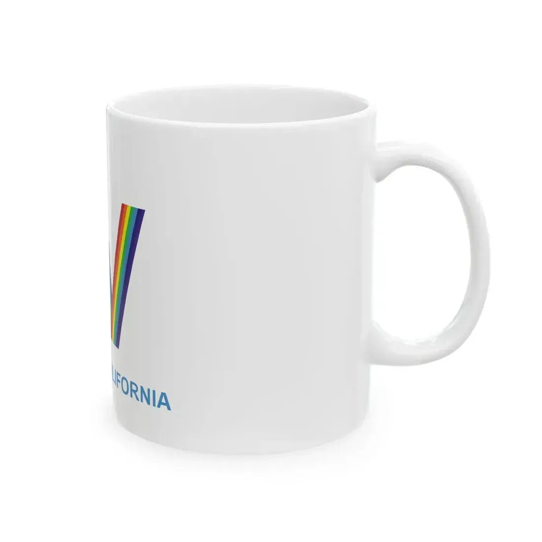 Flag of Whittier California (United States) White Coffee Mug - Go Mug Yourself