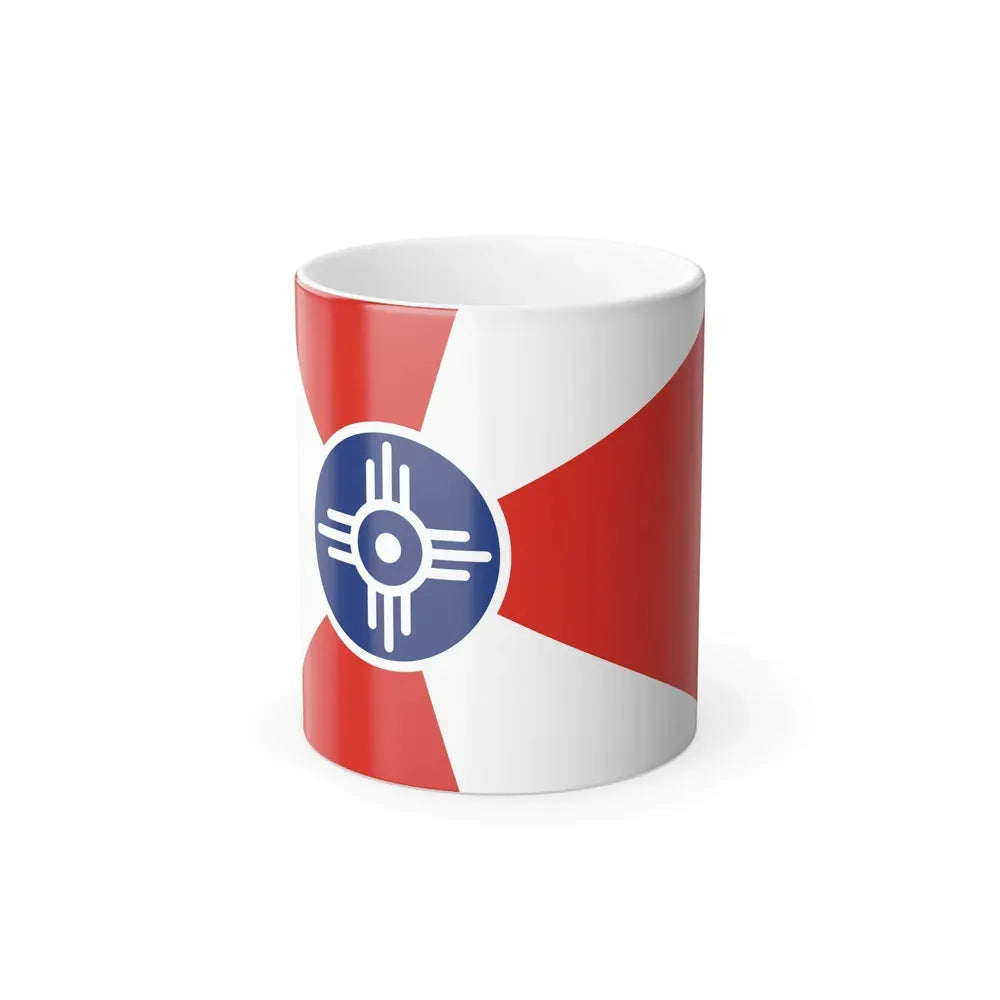 Flag of Wichita, Kansas - Color Changing Coffee Mug 11oz - Go Mug Yourself