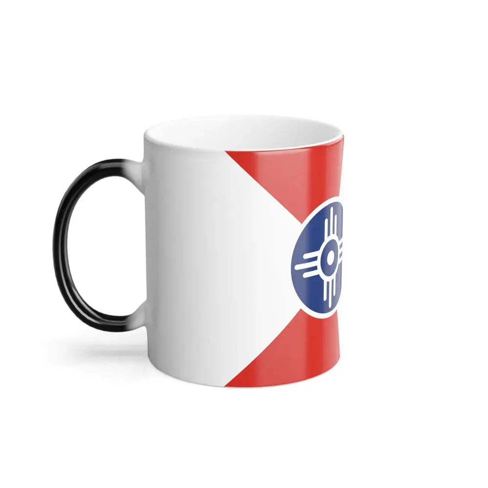 Flag of Wichita, Kansas - Color Changing Coffee Mug - Go Mug Yourself