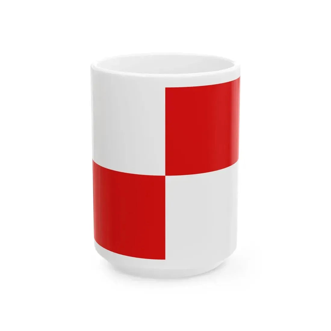 Flag of Wielsbeke (Belgium) White Coffee Mug 15oz - Go Mug Yourself