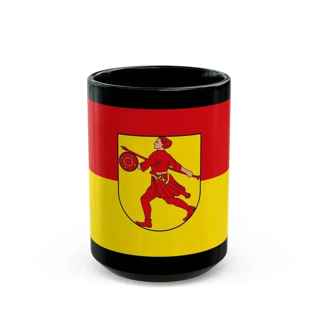 Flag of Wilhelmshaven Germany - Black Coffee Mug 15oz - Go Mug Yourself
