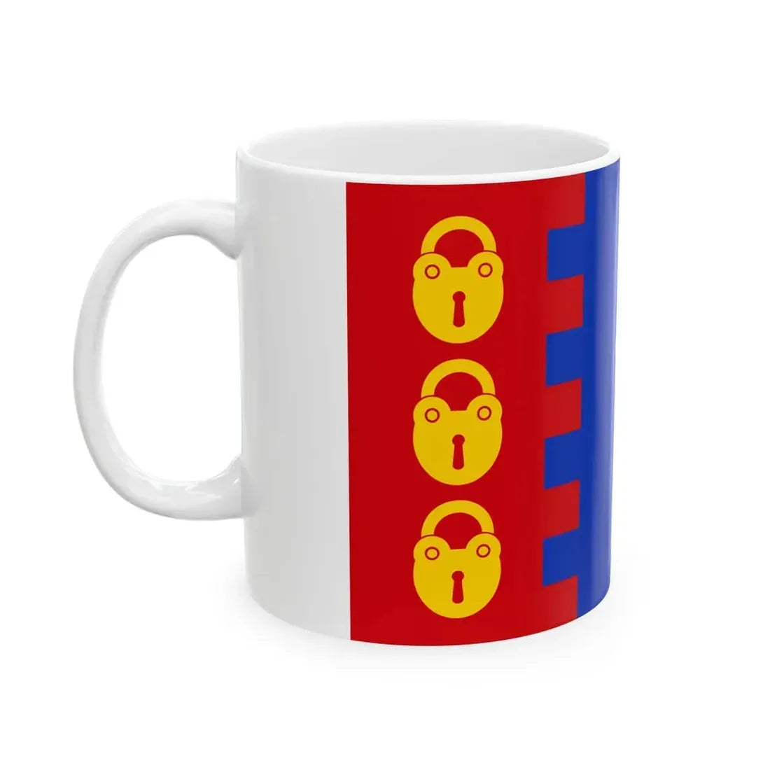 Flag of Willenhall UK - White Coffee Mug - Go Mug Yourself