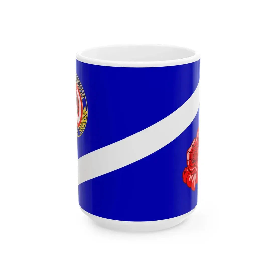 Flag of Windsor (Canada) White Coffee Mug 15oz - Go Mug Yourself