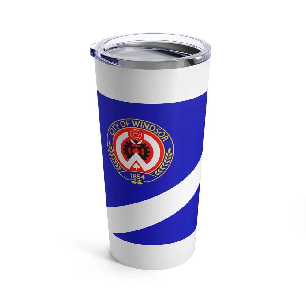 Flag of Windsor Ontario Canada - Tumbler 20oz - Go Mug Yourself