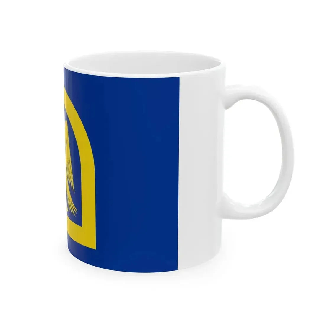 Flag of Wing UK - White Coffee Mug - Go Mug Yourself