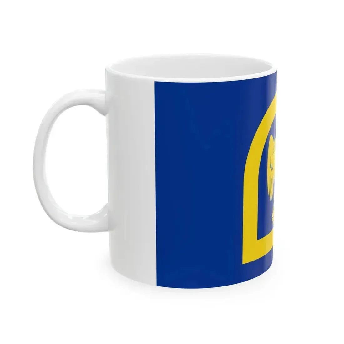 Flag of Wing UK - White Coffee Mug - Go Mug Yourself