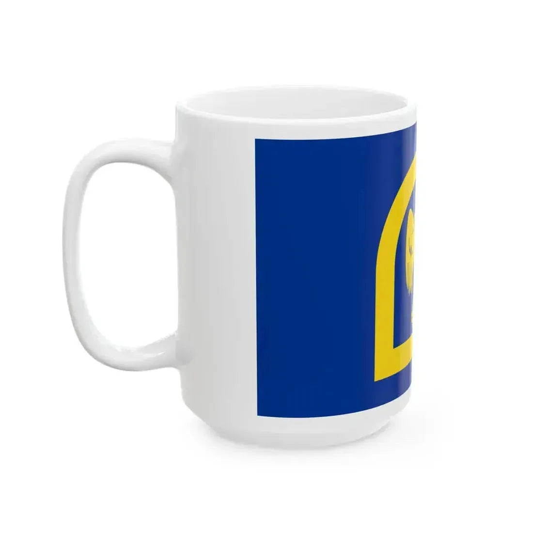 Flag of Wing UK - White Coffee Mug - Go Mug Yourself