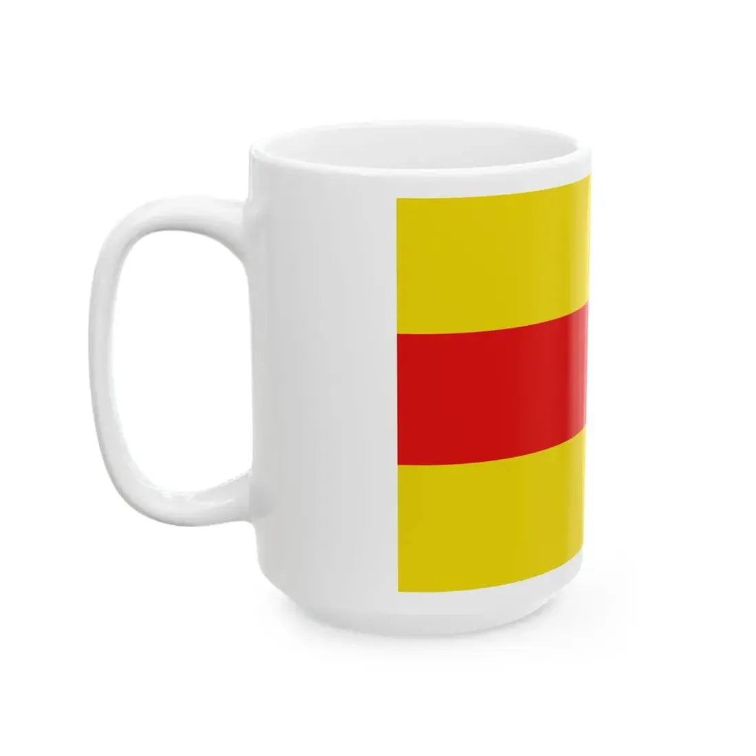 Flag of Wingene (Belgium) White Coffee Mug - Go Mug Yourself