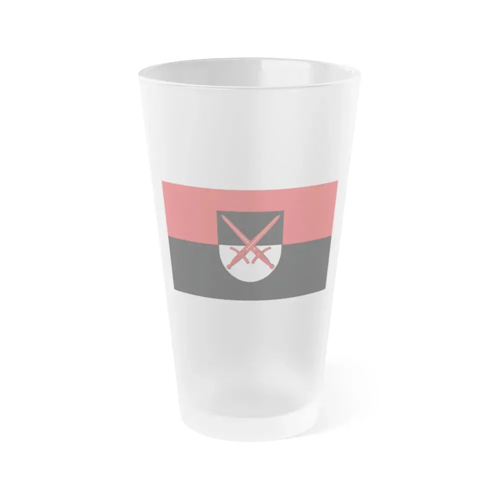 Flag of Wittenberg Germany - Frosted Pint Glass 16oz 16oz Frosted - Go Mug Yourself