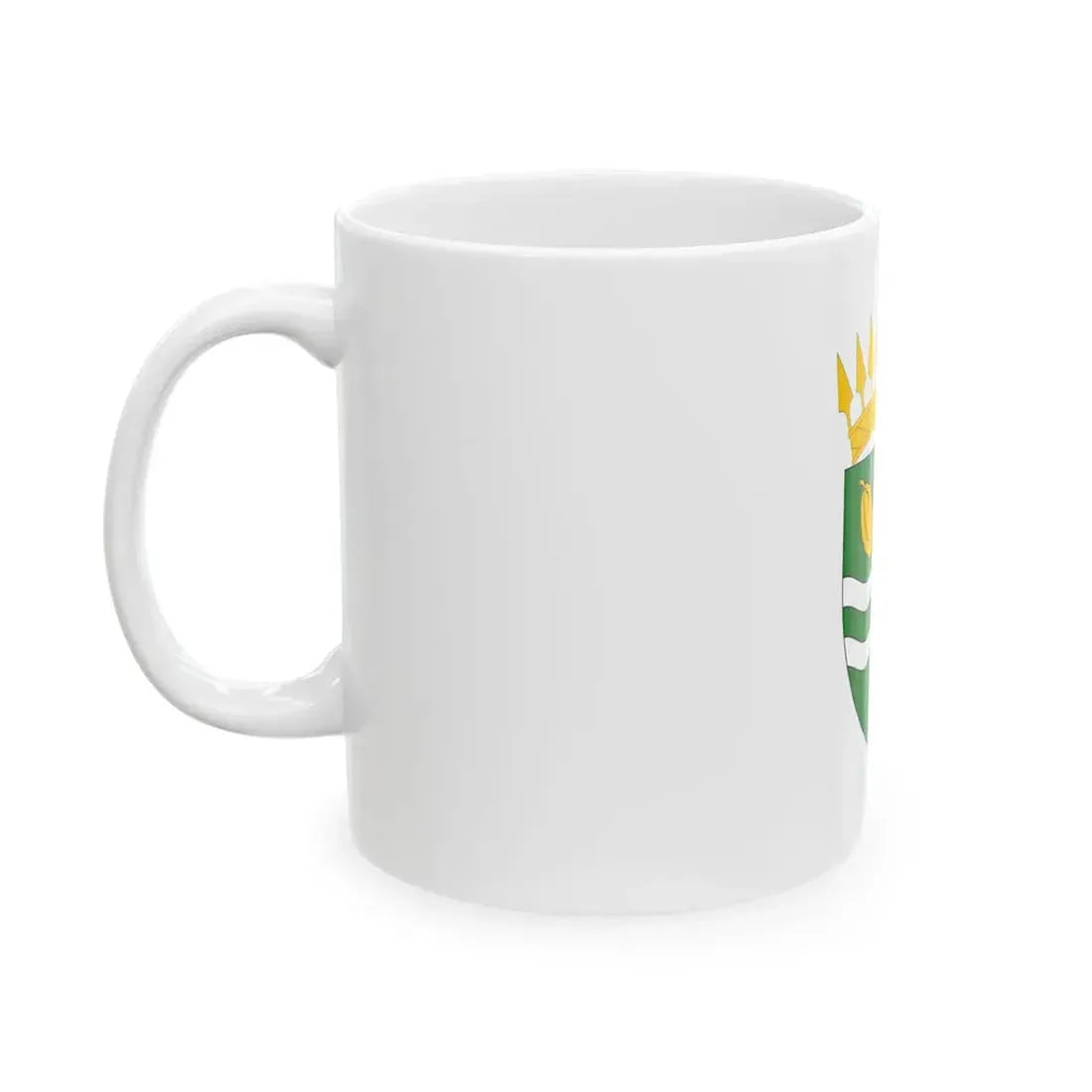 Flag of Woleu-Ntem Province Gabon (Gabon) White Coffee Mug - Go Mug Yourself