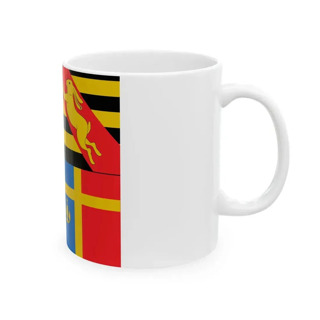 Flag of Wolfgang Haas (Liechtenstein) White Coffee Mug - Go Mug Yourself