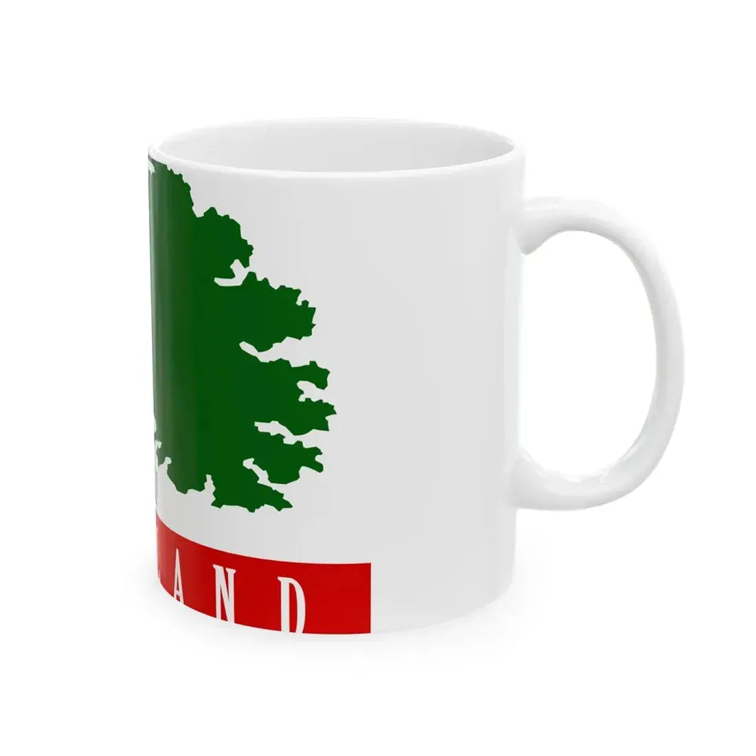 Flag of Woodland California (United States) White Coffee Mug - Go Mug Yourself