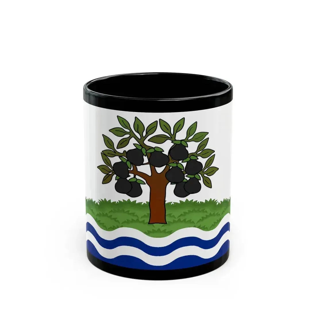 Flag of Worcestershire UK - Black Coffee Mug 11oz - Go Mug Yourself