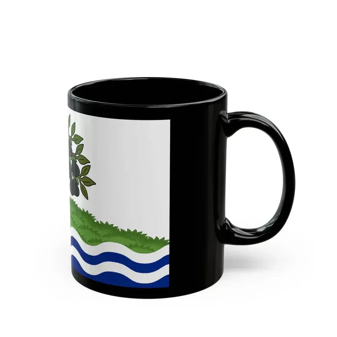 Flag of Worcestershire UK - Black Coffee Mug - Go Mug Yourself