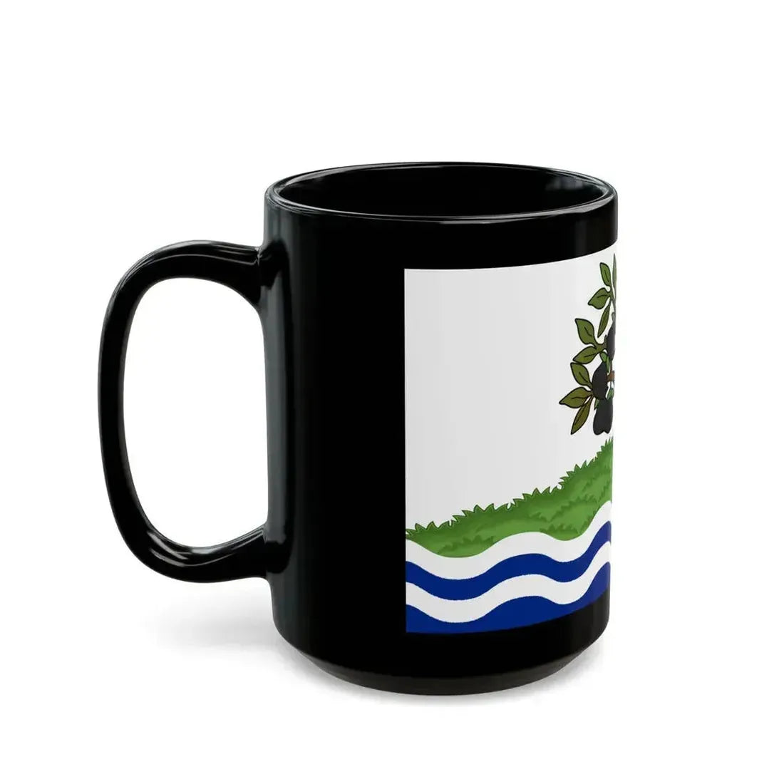 Flag of Worcestershire UK - Black Coffee Mug - Go Mug Yourself