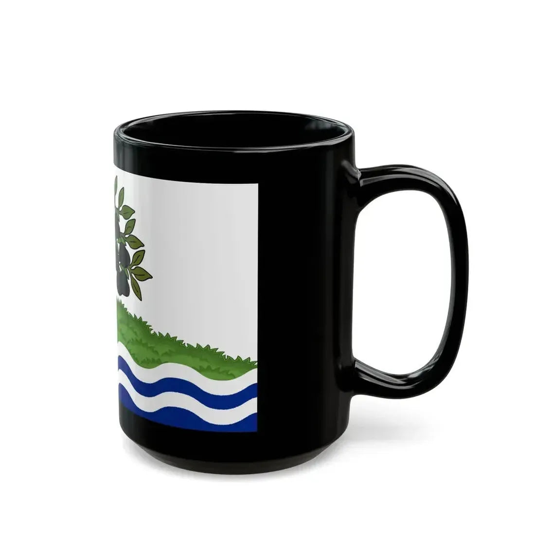 Flag of Worcestershire UK - Black Coffee Mug - Go Mug Yourself