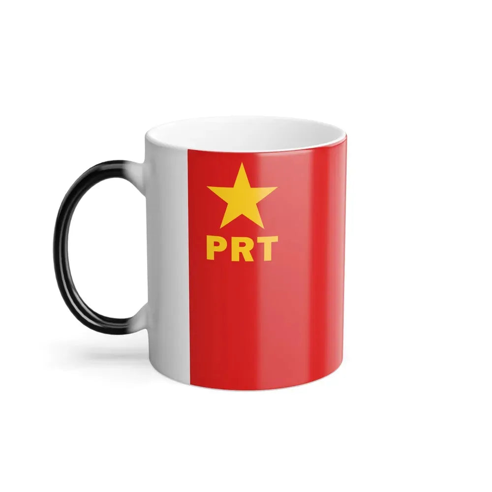 Flag of Workers' Revolutionary Party PRT - Color Changing Coffee Mug - Go Mug Yourself