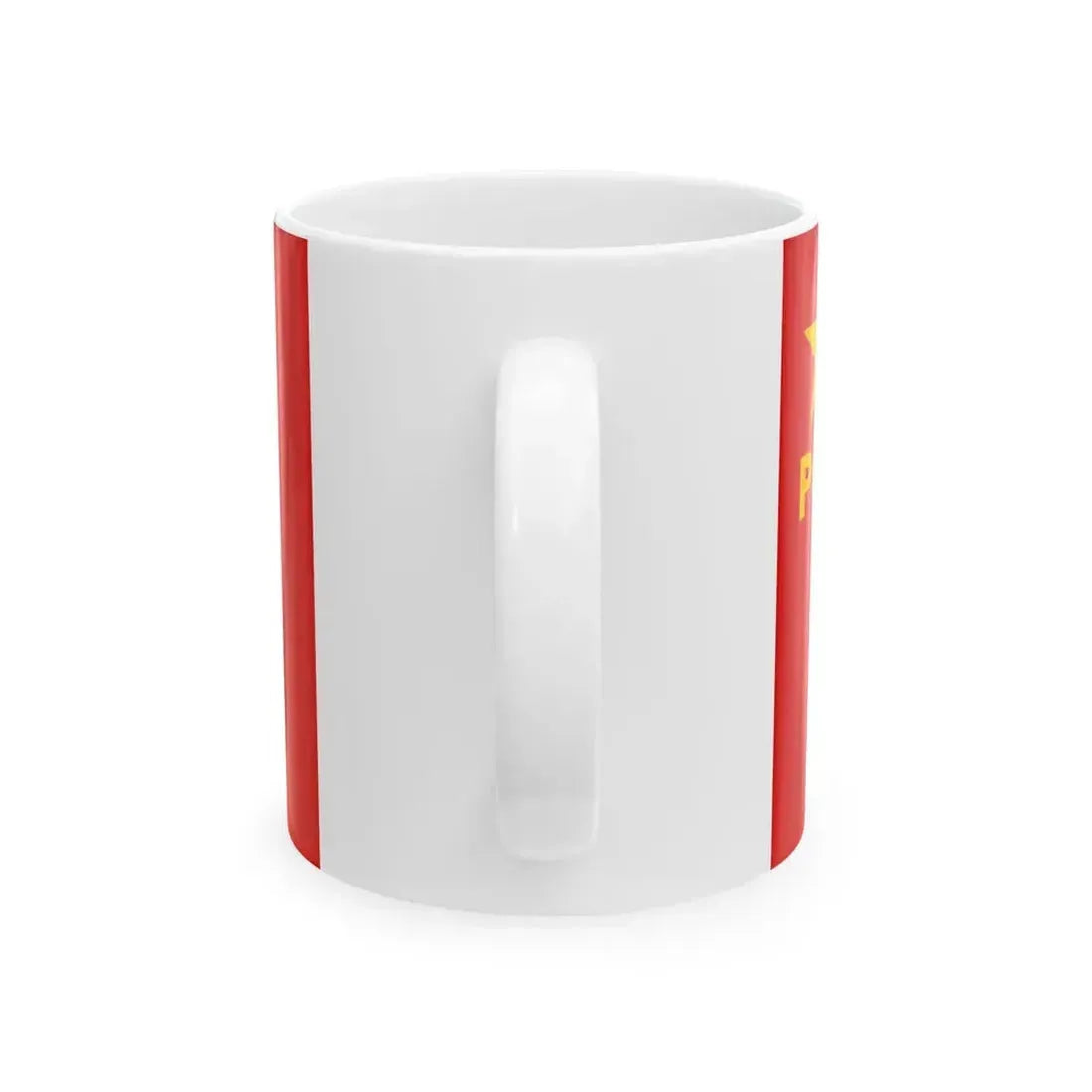Flag of Workers' Revolutionary Party PRT - White Coffee Mug - Go Mug Yourself