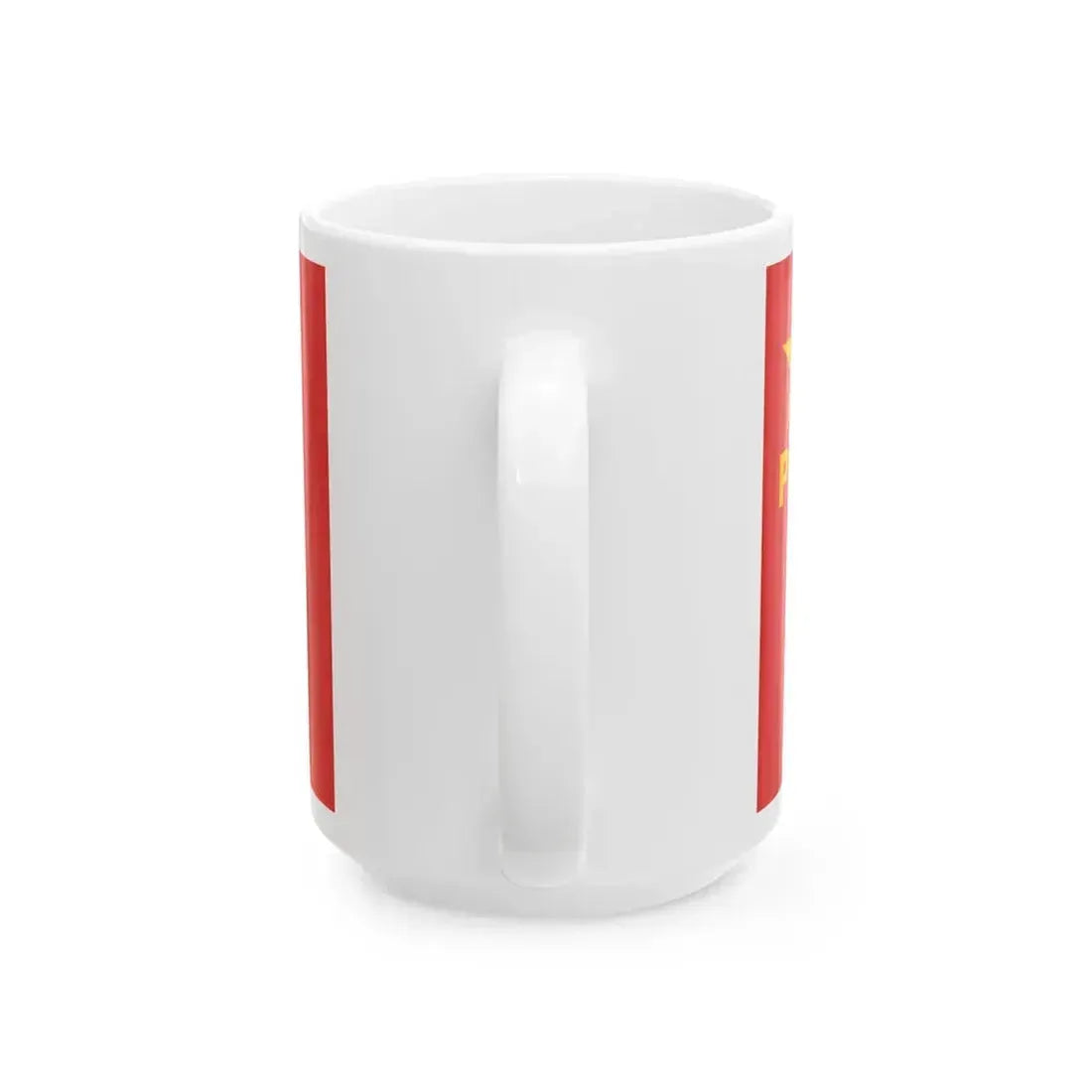 Flag of Workers' Revolutionary Party PRT - White Coffee Mug - Go Mug Yourself