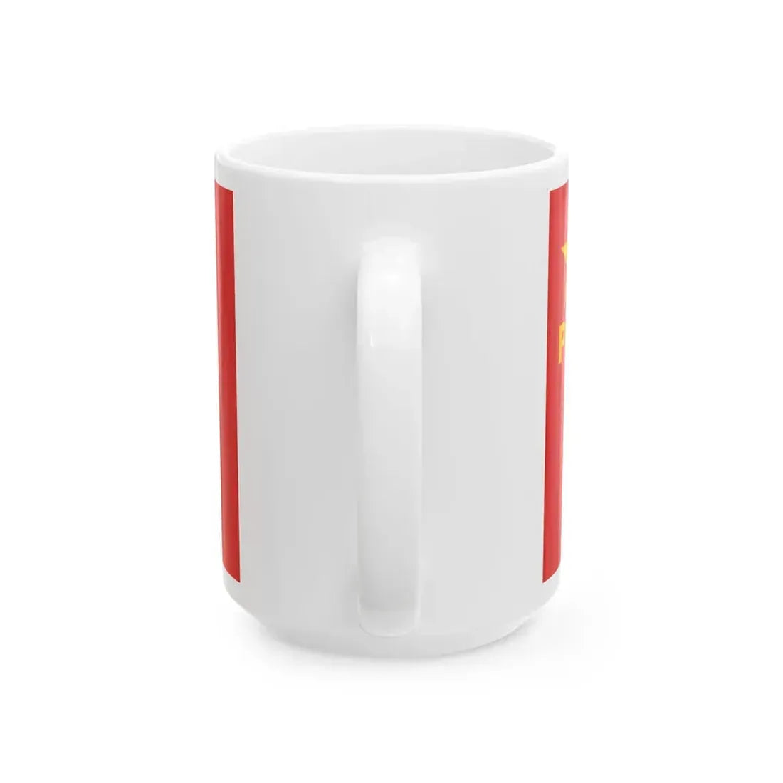Flag of Workers' Revolutionary Party PRT - White Coffee Mug - Go Mug Yourself