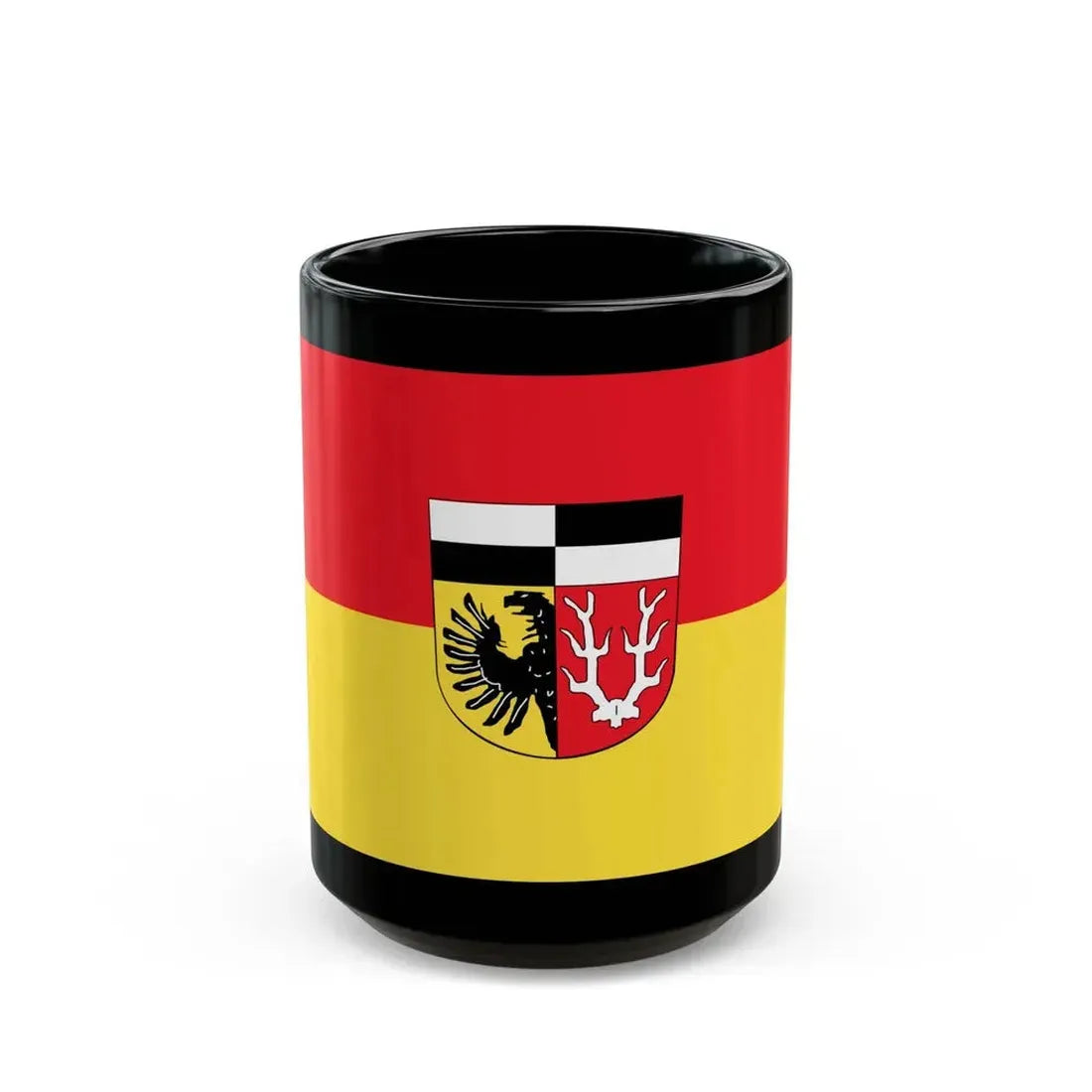 Flag of Wunsiedel Germany - Black Coffee Mug 15oz - Go Mug Yourself