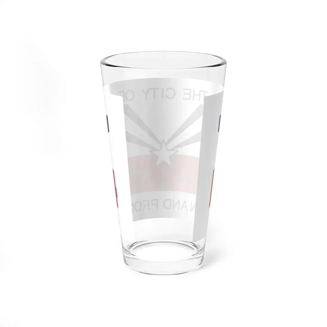 Flag of Wyoming Michigan (United States) Pint Glass 16oz - Go Mug Yourself