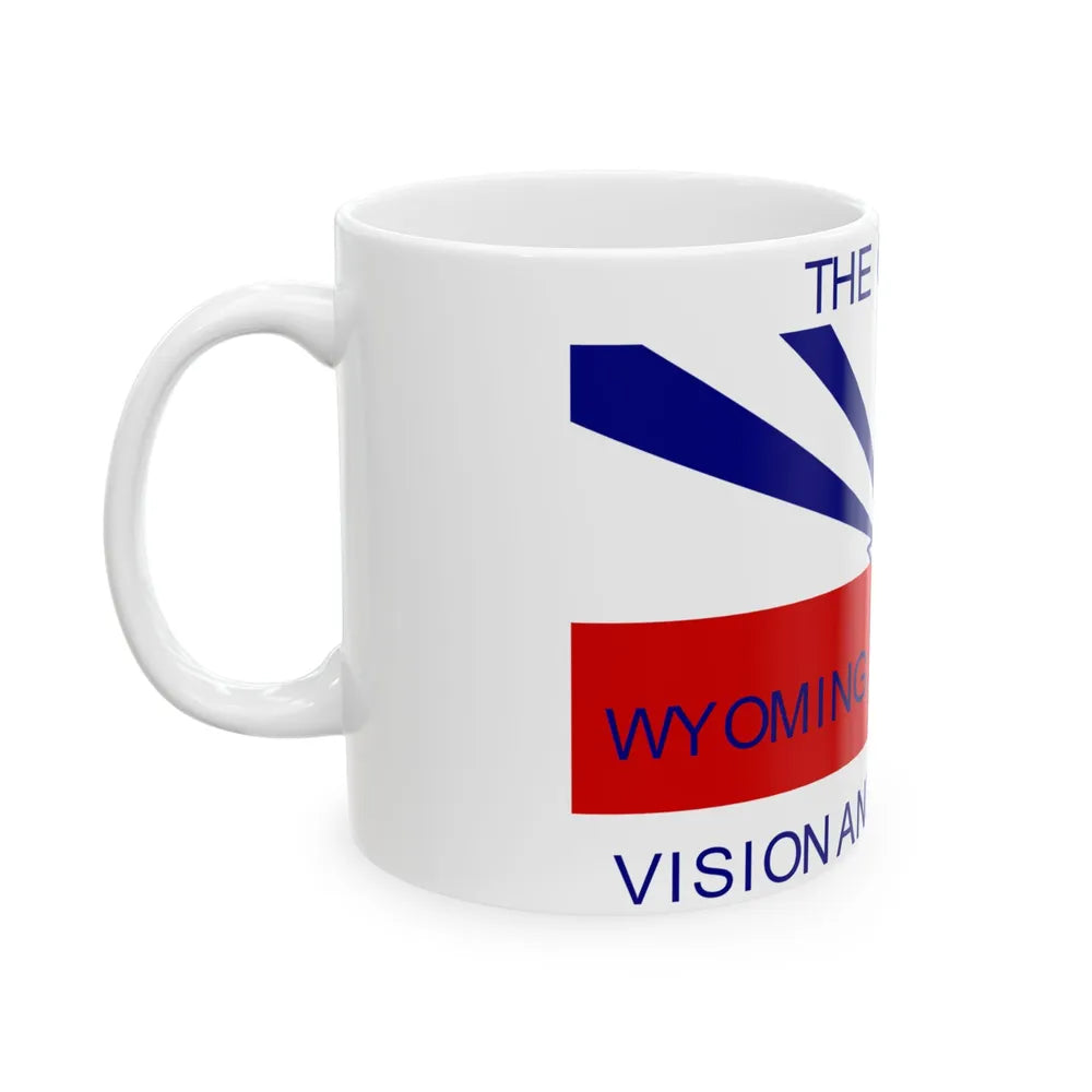 Flag of Wyoming Michigan (United States) White Coffee Mug - Go Mug Yourself